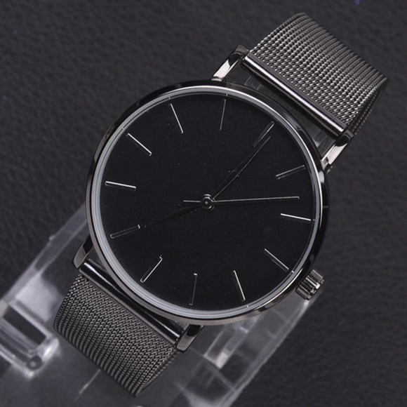 Accessories - NEW Classic Crystal Stainless Steel Quartz Watch